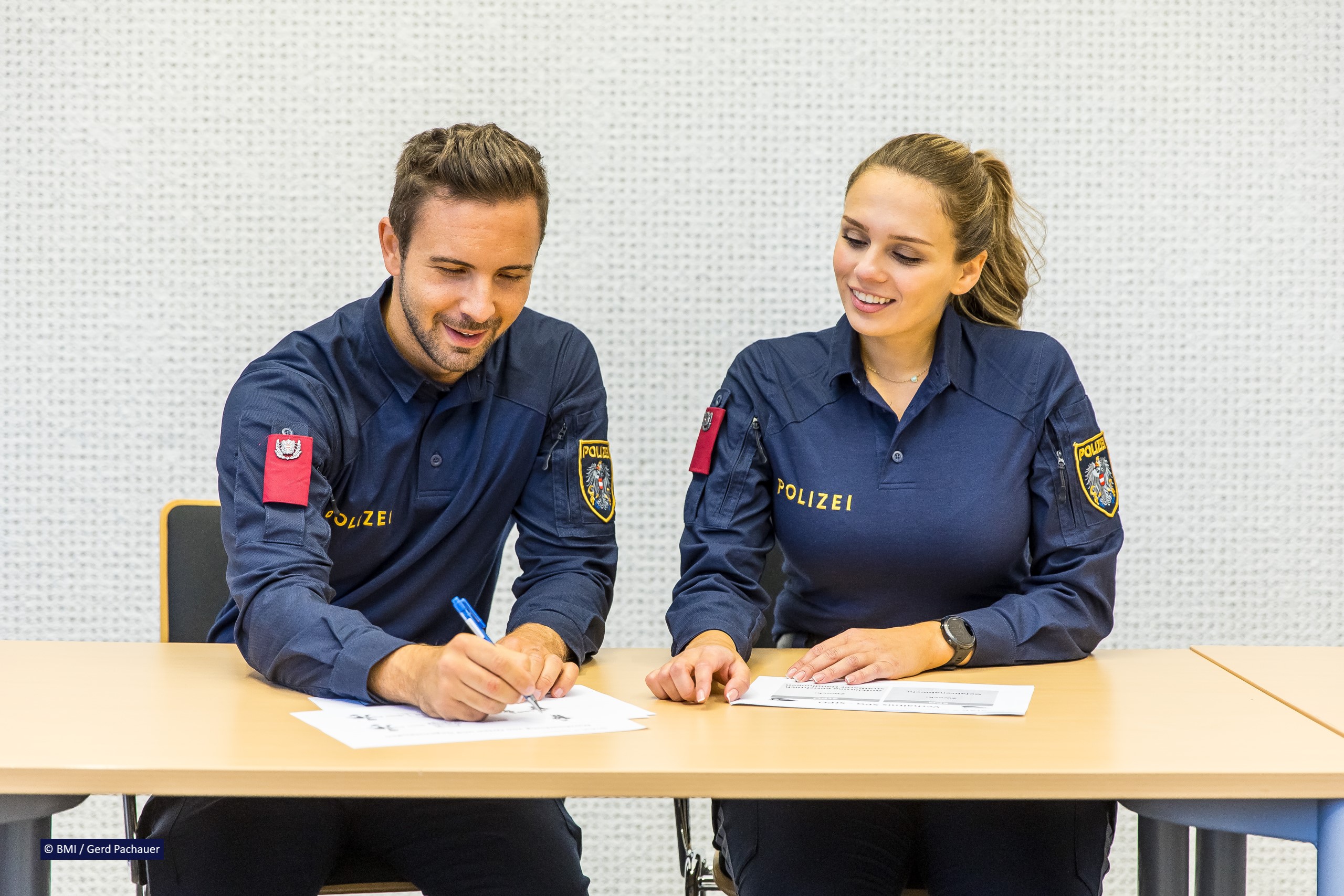 Foto 'Polizisten' © BMI / Gerd Pachauer