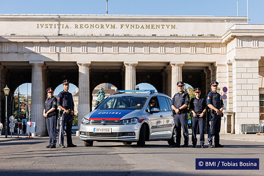 Foto 'Streifendienst' © BMI / Tobias Bosina