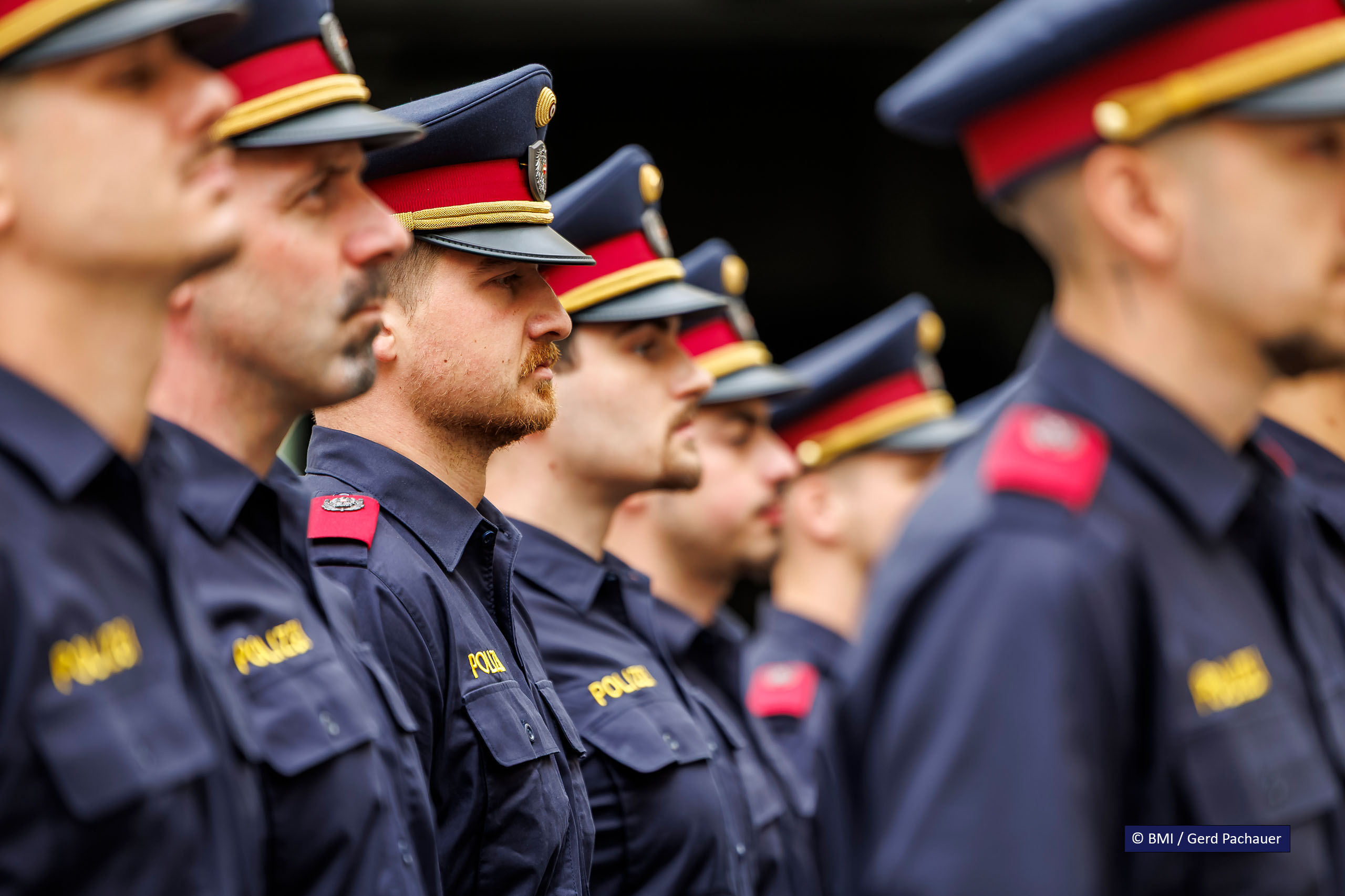 Gruppenfoto Polizistinnen und Polizisten